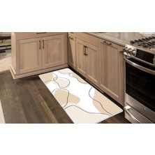 Colorix Carpet Kaymaz Taban Tezgah Önü Mutfak Paspası 75X150 cm No: 1231