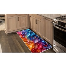 Colorix Carpet Kaymaz Taban Tezgah Önü Mutfak Paspası 75X150 cm No: 850