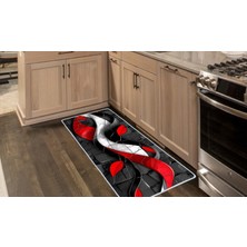 Colorix Carpet Kaymaz Taban Tezgah Önü Mutfak Paspası 75X150 cm No: 874