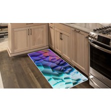 Colorix Carpet Kaymaz Taban Tezgah Önü Mutfak Paspası 75X150 cm No: 991