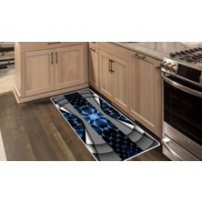 Colorix Carpet Kaymaz Taban Tezgah Önü Mutfak Paspası 75X150 cm No: 1474