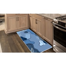 Colorix Carpet Kaymaz Taban Tezgah Önü Mutfak Paspası 75X150 cm No: 1223