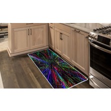 Colorix Carpet Kaymaz Taban Tezgah Önü Mutfak Paspası 75X150 cm No: 1405