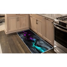 Colorix Carpet Kaymaz Taban Tezgah Önü Mutfak Paspası 75X150 cm No: 1463