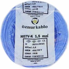 Öznur 1,5 Luk Nya Kablo Mavi (100 Metre)