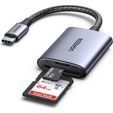 Ugreen USB C Kart Okuyucu Sd/tf Kart Okuyucu Thunderbolt 3 Harici Bellek Kartı Okuyucu