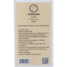 FERRAGNI Home Porcellana Firenze Çay Demleme Poşeti (Çay Filtresi) 10*22 cm ( L Boy ) 100 Lü  8 Paket (800 Adet)