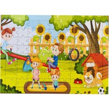 Yıldız Kardeşler 72'şer Parça 28 x 39 cm +5 Yaş Çocuk Puzzle Seti (4 Adet)