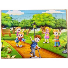 Yıldız Kardeşler 72'şer Parça 28 x 39 cm +5 Yaş Çocuk Puzzle Seti (4 Adet)