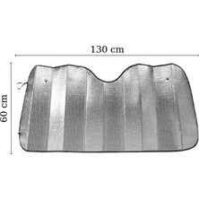 Layfhex Oto Araba Ön Cam Güneşlik Parlak Araba Güneş Koruyucu Tüm Araçlarla Uyumlu Vantuzlu