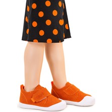 Kiko Kids Rosie Cırtlı Kız Bebek Günlük Ayakkabı Turuncu