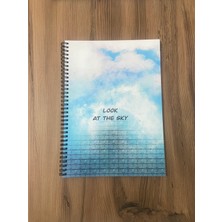 Yuel's Notebook 3'lü Defter Seti A4 Blue Serisi Kareli Spiralli Okul Defterleri