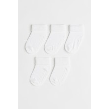 Mem Socks 6'lı Organik Pamuklu Kaydırmaz  Bebek/çocuk Çorabı