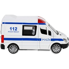 Vardem Işıklı Sesli Çek Bırak Polis Arabsı Beyaz