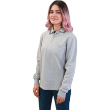 Passus Global Polo Yaka Sweatshirt Unisex Gri 1004PGSTDGRY