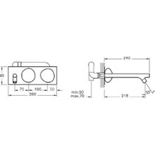 Artema İstanbul Ankastre Lavabo Bataryası A41808