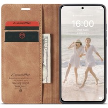 Mays Home1 Huawei P50 Manyetik Kapatma Darbeye Vintage Pu Deri Için Flip Case (Yurt Dışından)