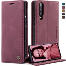 Mays Home1 Huawei P30 Durumda Kart Yuvası Kickstand Manyetik Kapatma Vintage Için Flip Case (Yurt Dışından)