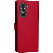 Mays Home1 Kart Yuvası ile Huawei Nova 10 Pro Için Flip Case Yüksek Kalite Deri Telefon (Yurt Dışından)