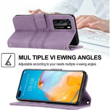 Mays Home1 Huawei P40 Pro Kickstand Pu Deri Cüzdan Kılıf Için Flip Case Darbeye (Yurt Dışından)