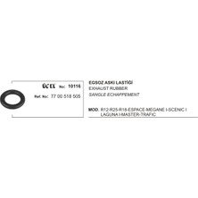 Üçel Eksoz Askı Lastiği 10116 R12 7700518505 7700518505 Gold