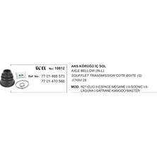 Üçel Aks Körüğü Iç Sol 10812 Clıo-Iı Megane-I-Iı Scenıc-I-Iı Laguna-I Kango  7701470566 7701468573 Gold