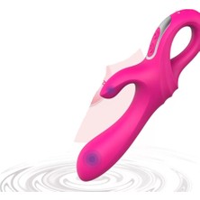 Feel Shop Çift Katmanlı Bükülebilir Su Geçirmez Klitoris ve G-Spot Uyarıcı Vibratör