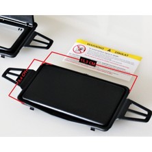 İdeal Otomotiv Mercedes E Serisi W210 W211 Güneşlik Aynası Siyah - 2 Adet (Çerçeve:15,3 x 9,4 Cm)