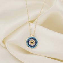 Geste Jewellery Nazar 14 Ayar Altın Kolye - K10