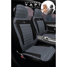 Trobus Dacia Duster Suv 2013-2017 Aracınıza Uyumlu Koltuk Kılıfı Tay Tüyü Füme Syh