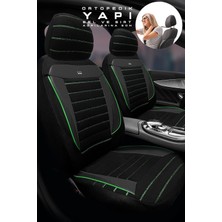 Trobus Hyundai I-30 Hachback 2008 -2011 Aracınıza Uyumlu Koltuk Kılıfı Tay Tüyü Siyah Sarı