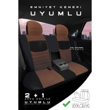Trobus Nissan Quasqai Suv 2007-2013 Aracınıza Uyumlu Koltuk Kılıfı Tay Tüyü Taba