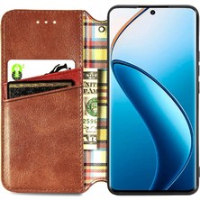 Mays Boutique Realme 12 Pro 5g Zarif Iş Cüzdan Fonksiyonu Için Kılıf Moda Flip (Yurt Dışından)