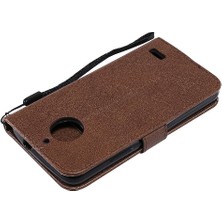 Mays Boutique Motorola Moto E4 Için Kart Yuvası ile Flip Case Iş Cüzdan Telefon Kılıfı (Yurt Dışından)