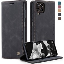 Mays Boutique Samsung Galaxy M33 5g Için Flip Case Vintage Pu Deri Cüzdan Flip Folio (Yurt Dışından)