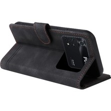 Mays Boutique Xiaomi Poco M4 Pro Için Flip Case Cüzdan Kapak Çevirin Deri Kılıf Basit (Yurt Dışından)