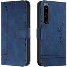 Mays Boutique Sony Xperia 1 Iv Için Telefon Kılıfı Manyetik Kapatma Flip Folio Cüzdan Kart Pu (Yurt Dışından)