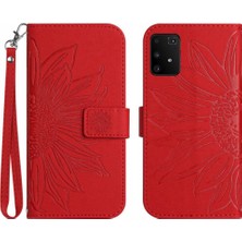 Mays Boutique Samsung Galaxy S10 Lite Için Kılıf Kart Yuvaları Tutucu ile Lüks Pu Deri (Yurt Dışından)