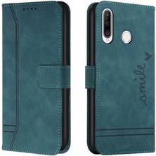 Mays Boutique Huawei P30 Lite Kart Yuvaları Kapak Için Telefon Kılıfı El Kayışı Flip Folio Pu (Yurt Dışından)