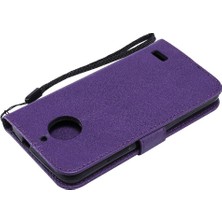 Mays Boutique Motorola Moto E4 Için Kart Yuvası ile Flip Case Iş Cüzdan Telefon Kılıfı (Yurt Dışından)