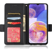 Mays Boutique Samsung Galaxy M23 5g Için Kılıf Yan Toka Cüzdan Pu Deri Manyetik Kart (Yurt Dışından)