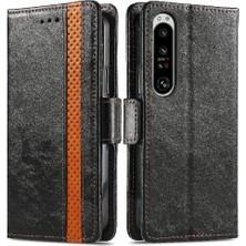 Mays Boutique Sony Xperia 1 Iv Çoklu Kart Yuvası Çok Renkli Iş Cüzdanı Için Flip Case (Yurt Dışından)