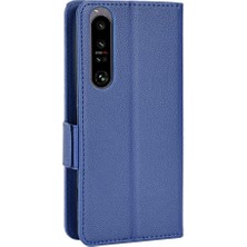 Mays Boutique Sony Xperia 1 Iv Için Kılıf Manyetik Cüzdan Kart Yuvaları Tutucu Yan Toka Pu (Yurt Dışından)