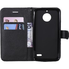 Mays Boutique Motorola Moto E4 Için Kart Yuvası ile Flip Case Iş Cüzdan Telefon Kılıfı (Yurt Dışından)