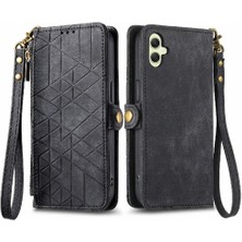 Mays Boutique Samsung Galaxy A05 4g Için Flip Case Cüzdan Kapak Çevirin Deri Kılıf Basit (Yurt Dışından)