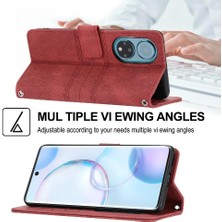 Mays Boutique Huawei Nova 9 Için Flip Case Kickstand Manyetik Kapatma Darbeye Pu Kılıf (Yurt Dışından)