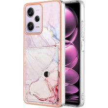 Mays Boutique Xiaomi Redmi Için Not 12 Pro 5g Mermer Yumuşak Tpu Tampon Ince Cüzdan (Yurt Dışından)