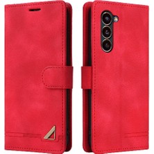 Mays Boutique Samsung Galaxy S24 Artı Darbeye Dayanıklı Basit Iş Deri Için Flip Case (Yurt Dışından)