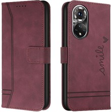 Mays Boutique Telefon Kılıfı Için Huawei Nova 9 Pu Deri Flip Folio Cüzdan El Kayışı Kart (Yurt Dışından)