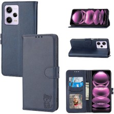 Mays Boutique Cüzdan Durumda Xiaomi Redmi Için Not 12 Pro 5g Tüm Yuvarlak Koruma Kickstand (Yurt Dışından)